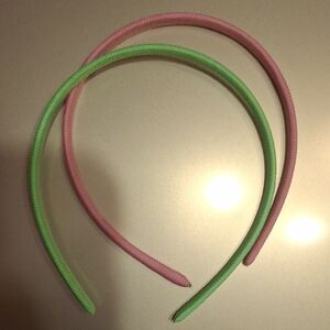Target Pink and Green Hairband Duo